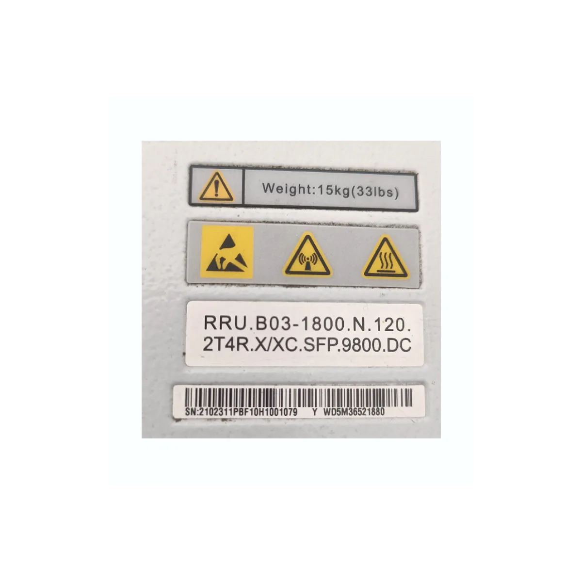 HUAWEI RRU3652 02311MSQ WD5MAW365206 RRU3653 02311MUN WD5MAW365305 Multi-mode 850MHz Remote Radio Unit