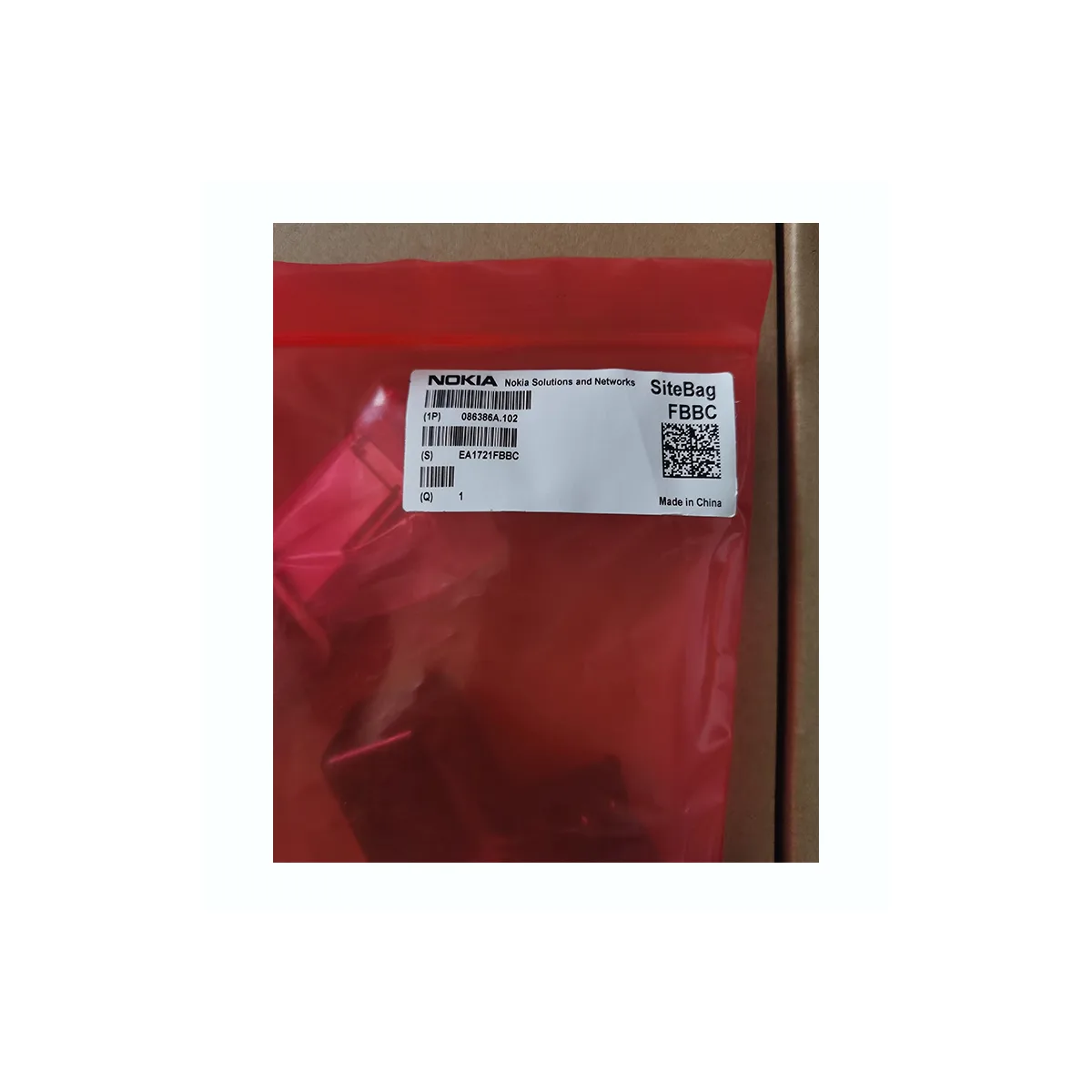 Nokia Site Bag 086386A.102 for FBBC Auxiliary Bag Brand New QSPF Cable 995298a & DC Power Cable 995572a