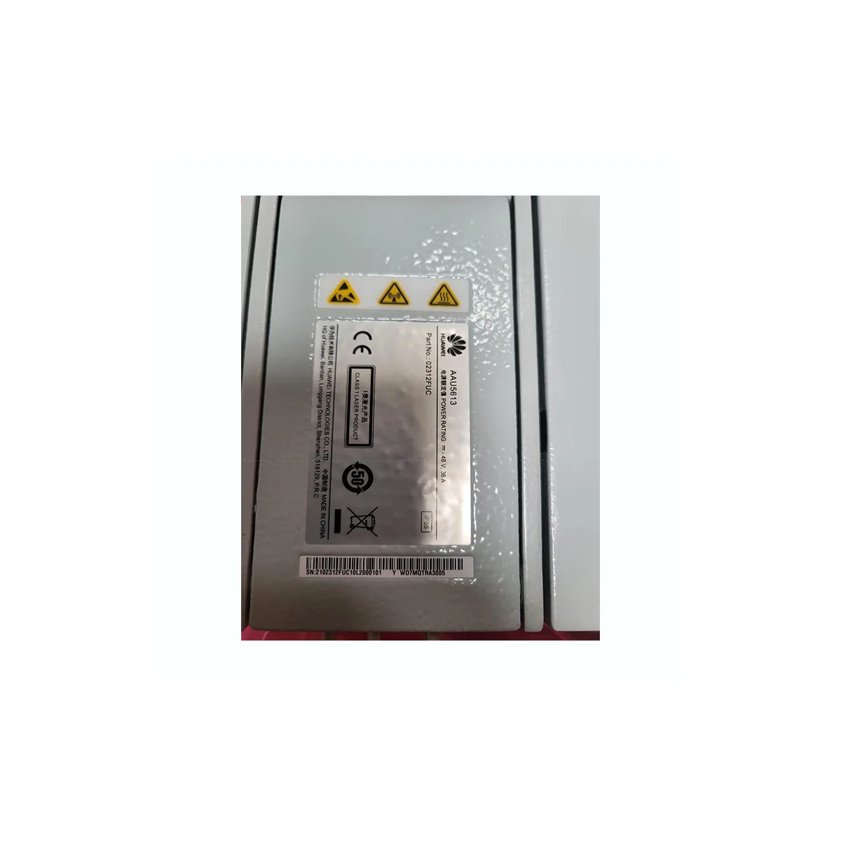 Huawei AAU5613 02312CHP TX3400-3600MHz/RX3400-3600MHz 64T64R 200w 02312CHN 3500A 64T64R 25i-eCPRI
