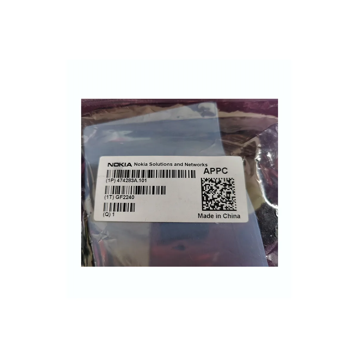 Nokia Power connector APPC 474283A.101 (AirScale2 55A DC plug 10-16 mm2) APPB 474282A.101 (AirScale 55A DC plug 3.3-10 mm2)