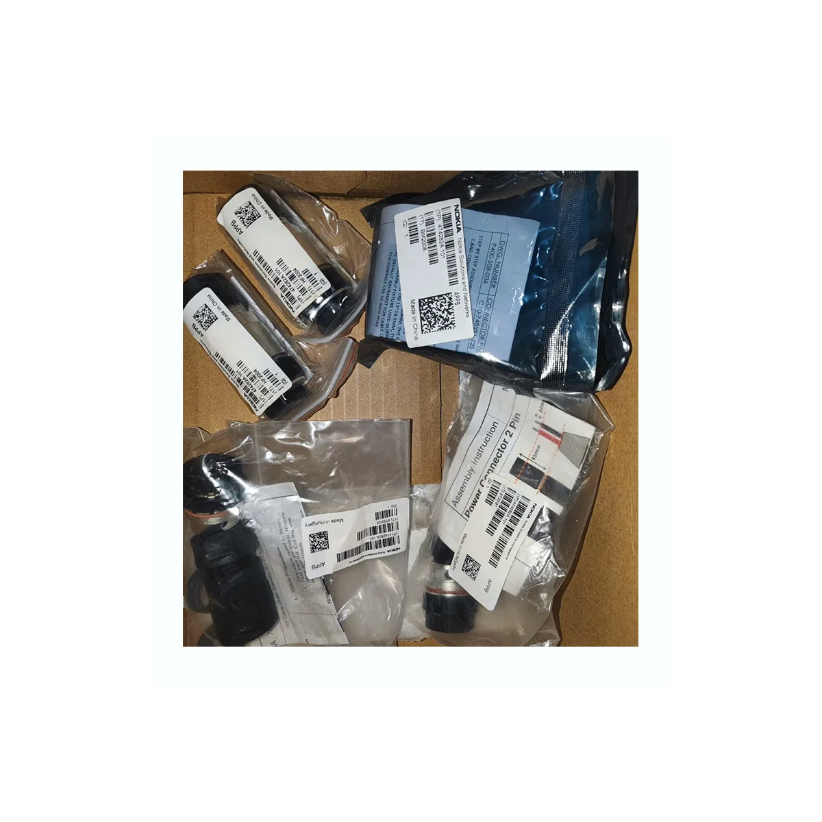 Nokia Power connector APPC 474283A.101 (AirScale2 55A DC plug 10-16 mm2) APPB 474282A.101 (AirScale 55A DC plug 3.3-10 mm2)