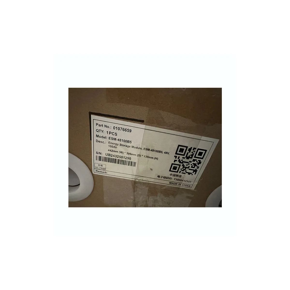 Original 01076659 Energy Storage Module, ESM-48100B5, 48V, 100Ah