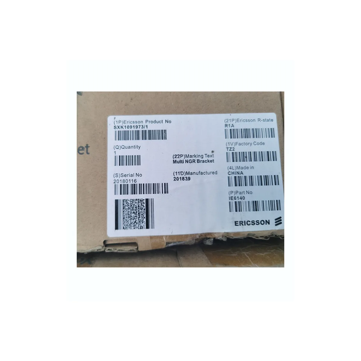 Ericsson Aluminium Alloy Universal RRU Mounting Bracket SXK1091973/1 SXK1091973/2 Brand New For 2229 2228 8808 62B40A 2216 2219