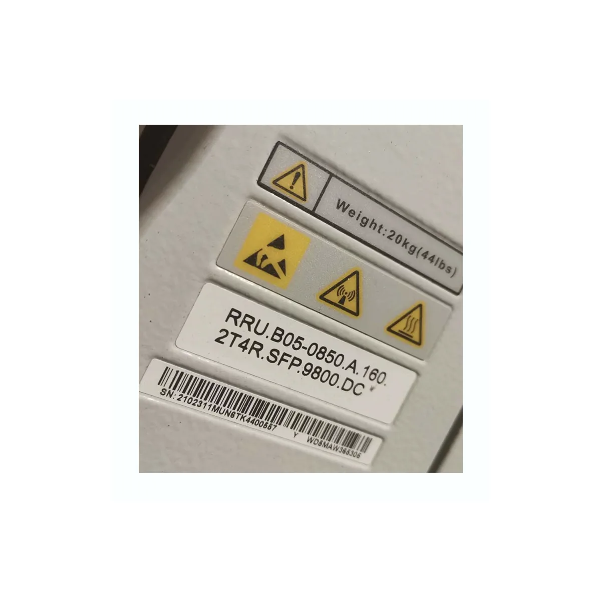 HUAWEI RRU3652 02311MSQ WD5MAW365206 RRU3653 02311MUN WD5MAW365305 Multi-mode 850MHz Remote Radio Unit